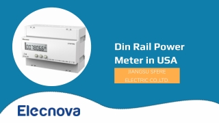 Din Rail Power Meter in USA