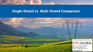 Single-Strand vs. Multi-Strand Comparison by CTC Global