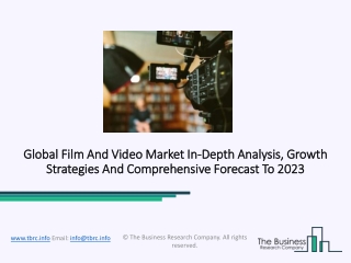 Current Trends in Global Film and Video Market With Future Scope Analysis