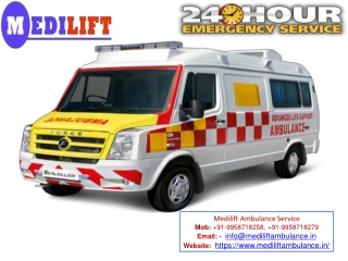 Get Medical Emergency ICU Care Ambulance Service in Mokama and Buxar at Low Cost - Medilift