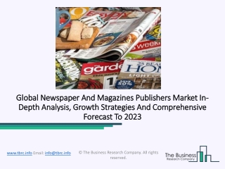 In-Depth Study Report on Newspaper and Magazines Publishers Market 2020 Focusing on Top Key Players