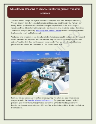 Make Your Bookings Ready for Santorini Wine Tasting Tours