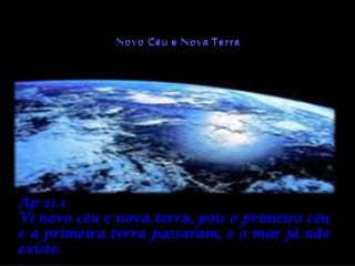 Novo Céu e Nova Terra