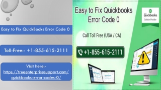 Easy to Fix Quickbooks Error Code 0