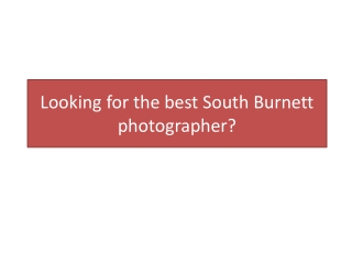 Looking for the best South Burnett photographer?