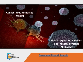 Cancer Immunotherapy Market: Growth, Demand and Key Players to 2026