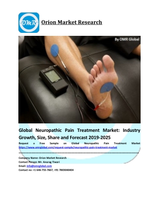 Global Neuropathic Pain Treatment Market Size, Share, Trends & Forecast 2019-2025