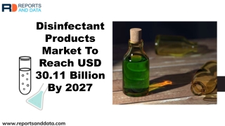 Disinfectant Products Market Analysis, Size, Growth rate and Forecasts to 2026