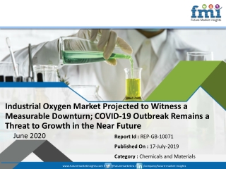 Global Sales of Industrial Oxygen Market to Follow a Downward Trend Post 2029, with Continued Impact of COVID-19 Outbrea