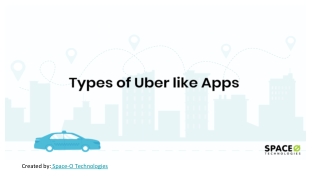 Types of uber like apps