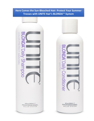 Here Comes the Sun-Bleached Hair: Protect Your Summer Tresses with UNITE Hair’s BLONDA™ System