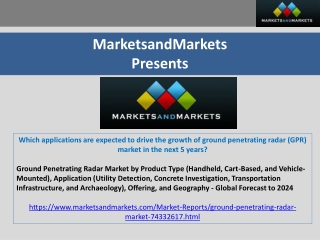 Which applications are expected to drive the growth of ground penetrating radar (GPR) market in the next 5 years?