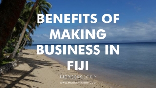 Benefits of Making Business in Fiji | Buy & Sell Business