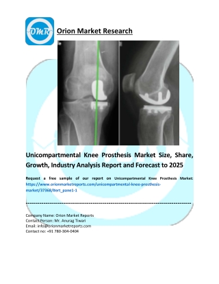 Unicompartmental Knee Prosthesis Market