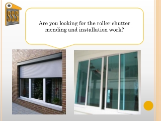 Shutter Repair North London