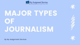 Best journalism assignment help for scholars in Australia