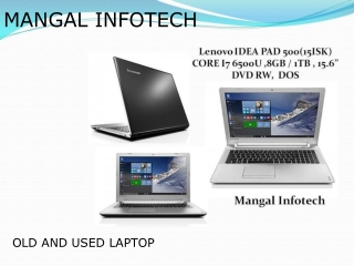 mangal infotech for old and used laptop dealer