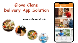 Glovo Clone -  Delivery App Solution