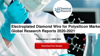 Electroplated Diamond Wire for Polysilicon Market, Global Research Reports 2020-2021