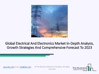 Electrical and Electronics Market 2020 Growth Overview