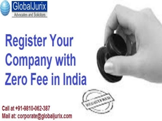 Services for Company Registration with Zero Fees