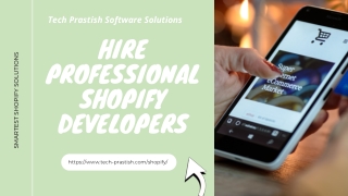 Hire Professional Shopify Developer For Your eCommerce Store