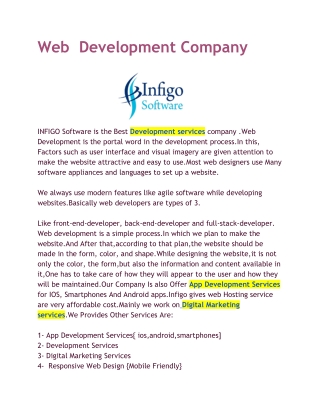 Web Development Company