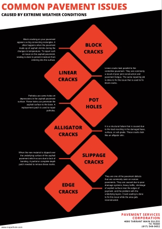 Common Pavement Issues Caused By Extreme Weather Conditions