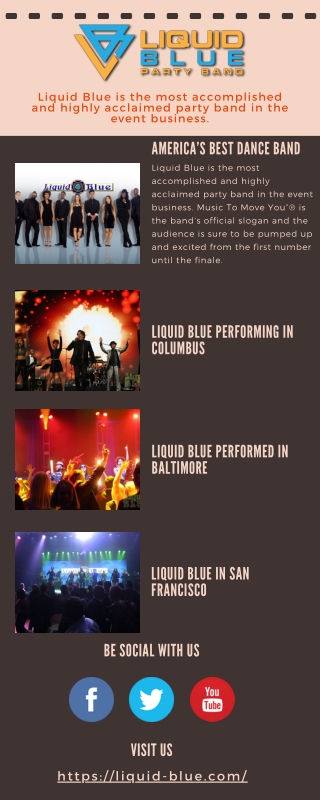 America’s Best Dance Band - Liquid Blue
