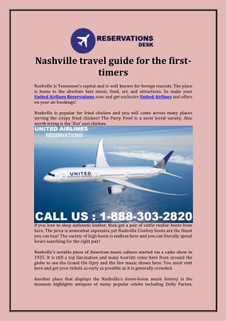 Nashville travel guide for the first-timers