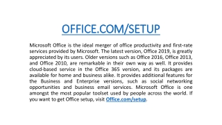 How to Install Microsoft Office Setup?