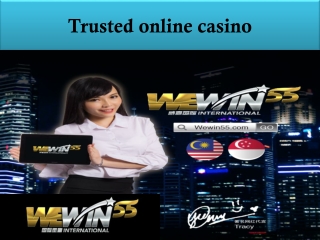 trusted online casino - Wewin55