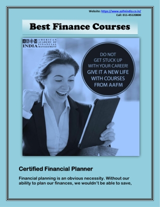 Best Finance Courses - Courses Related to Finance