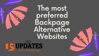 The most preferred Backpage Alternative Websites