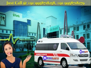 Avail 24 Hours Medilift Ambulance Service in Patna at Low Fare