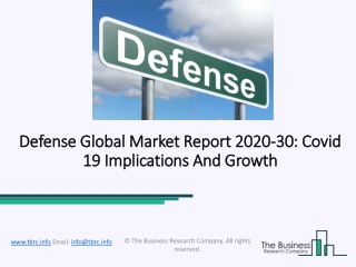Defense Market Massive Growth Opportunities, Top Company Profiles Forecast 2030