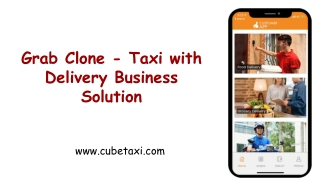 Grab Clone - Taxi with Delivery Business Solution