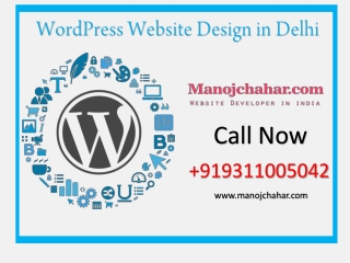 Wordpress Website Design in Delhi