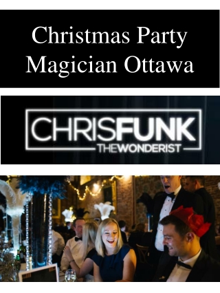 Christmas Party Magician Ottawa