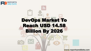 DevOps Market 2020 dynamics (drivers, restraints, opportunities), Plans, Competitive Landscape and Growth by Forecast to
