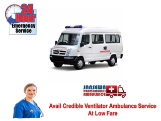 Pick Hi-tech Ventilator Ambulance Service in Tata Nagar or Dumka