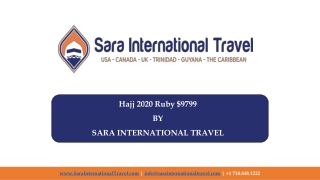 15 Days 5 Star VIP Hajj 2020 package from USA |Sara International Travel