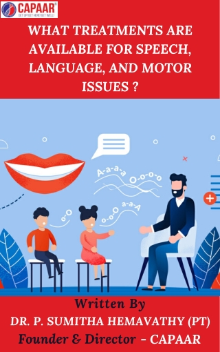 Speech and Language Therapy Centre in Bangalore, Hulimavu | CAPAAR