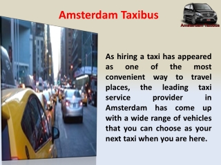 Taxibus Hoofddorp