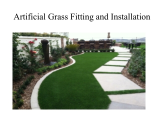 Artificial Grass Fitting and installation Dubai