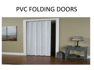 PVC Folding Doors Dubai