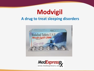 Modvigil - A drug to treat Sleeping disorders