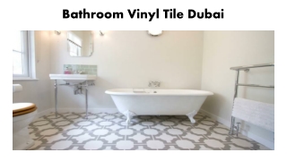 Bathroom Vinyl Tiles Dubai