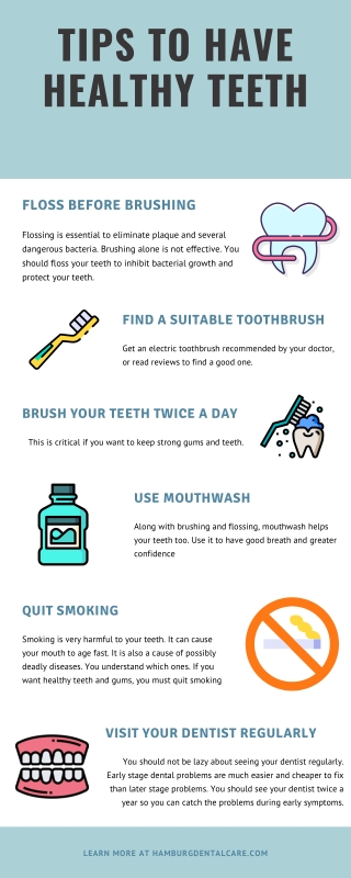 Tips To Have Healthy Teeth