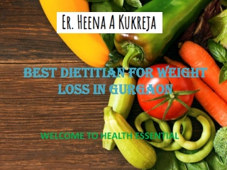 Best Dietitian For Weight Loss in Gurgaon